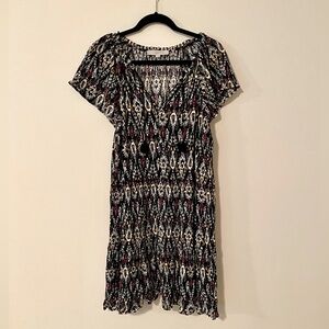 LOFT tiered swing dress